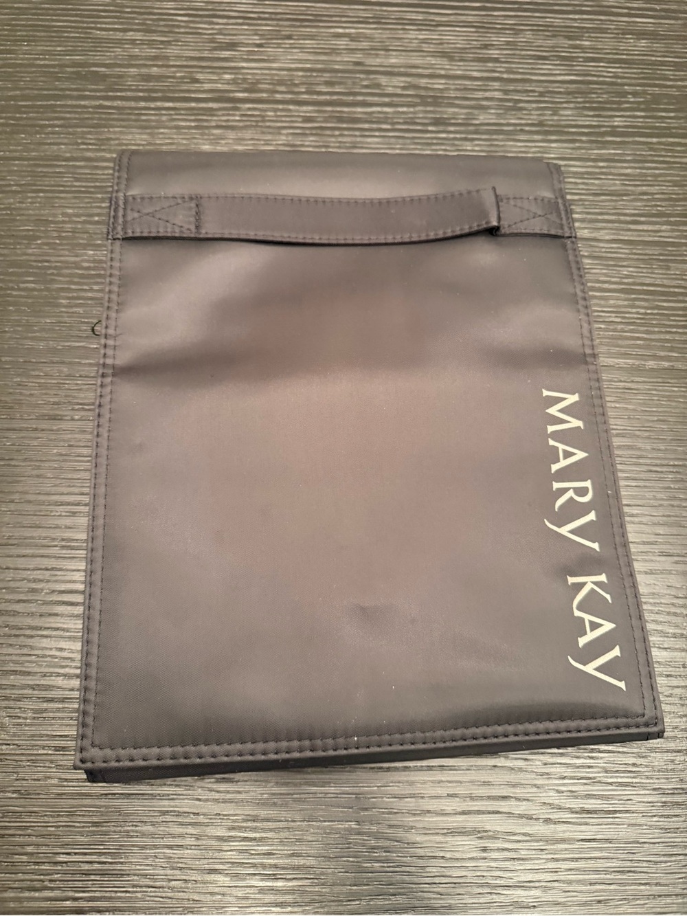 NWOT Mary Kay Black & Pink Rolled Folded Hanging Cosmetic Case Toiletry Bag - Picture 6 of 6